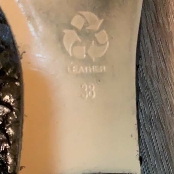 All Black Anthropologie flat shoes size -  38 - Picture 5 of 6